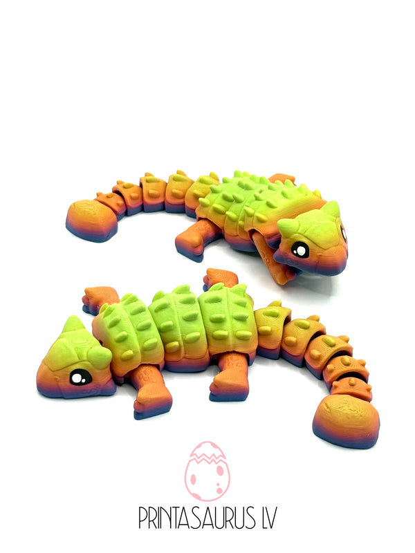 Dozer the Ankylosaurus - 3D Printed Articulated Dinosaur