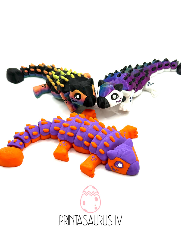 Dozer the Ankylosaurus - 3D Printed Articulated Dinosaur