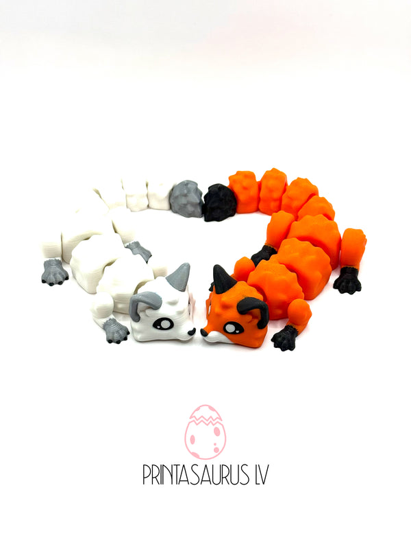 Miki the Fox - 3D Printed Articulated Animal