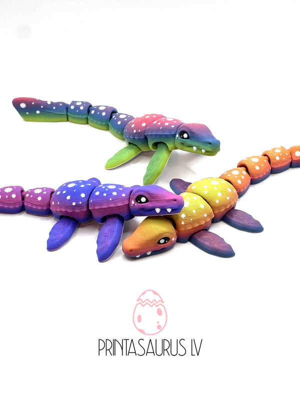 Baby Mosey the Mosasaur - 3D Printed Articulated Dinosaur