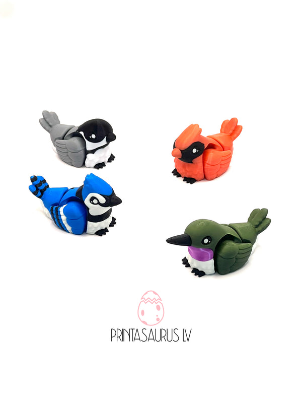 Wigglin Borbs - 3D Printed Articulated Birds