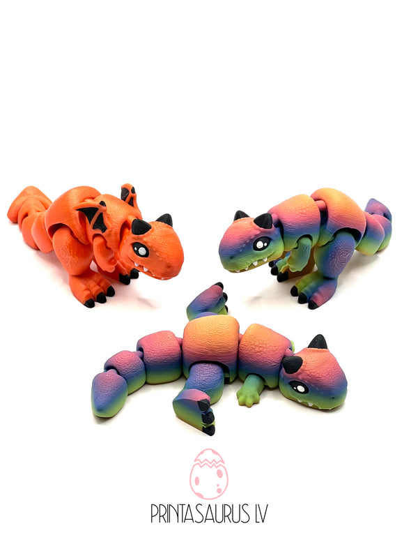 Cain the Carnotaurus - 3D Printed Articulated Dinosaur
