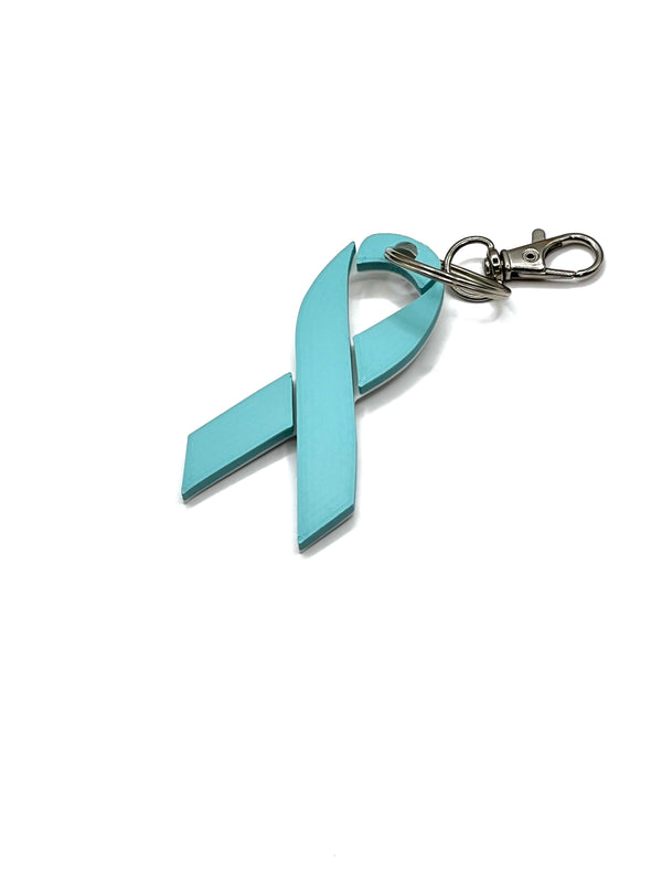 Cancer Ribbon Keychain