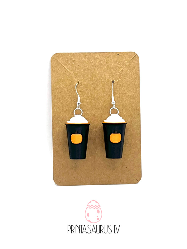 Pumpkin Spice Latte Earrings